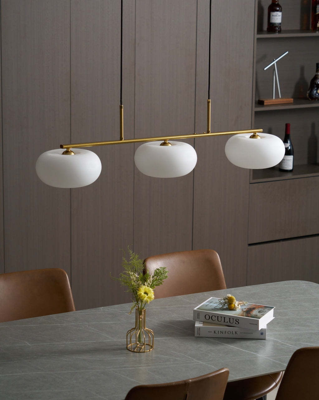 Sculptural Pendant Light