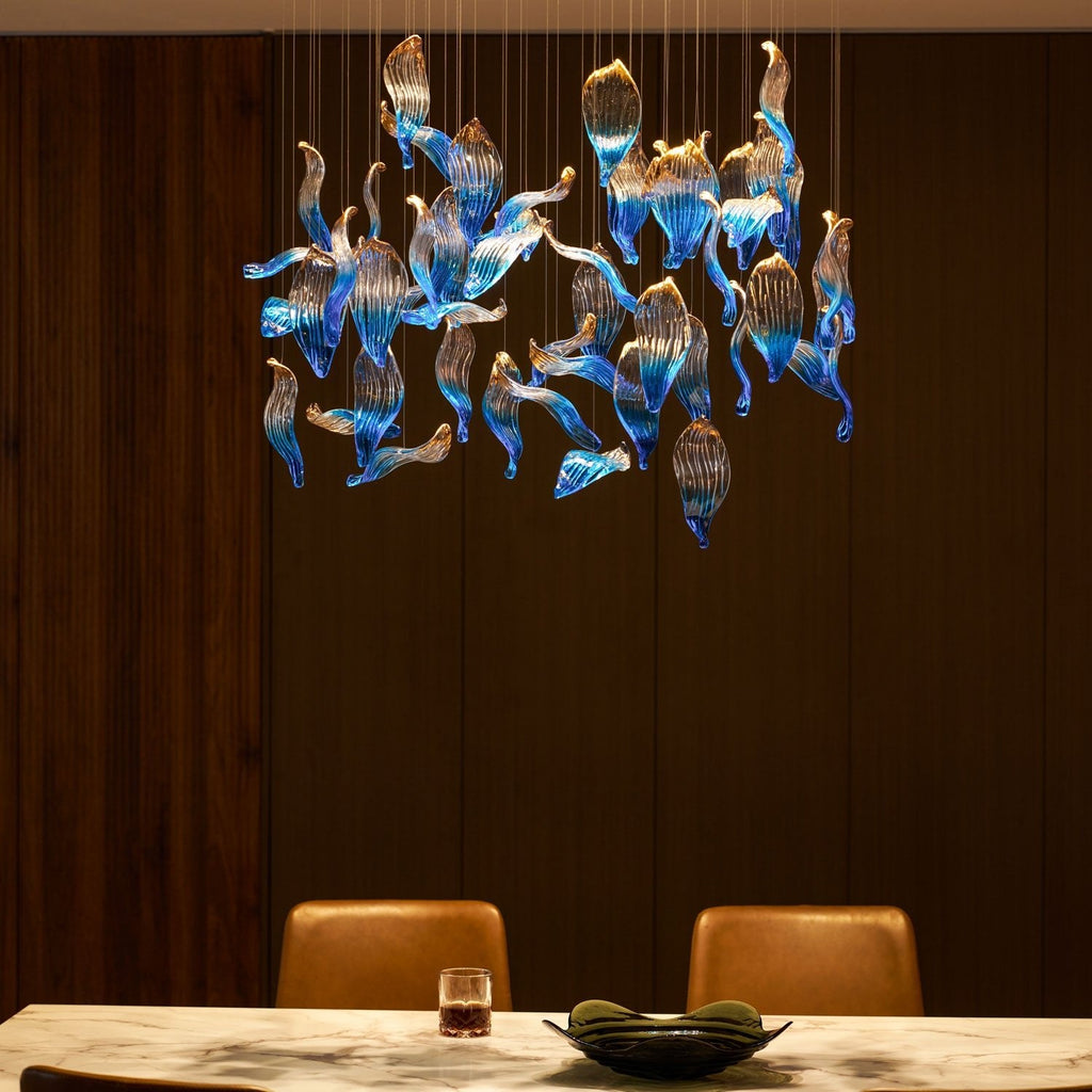 Ocean Drift Blown Glass Customize Chandelier