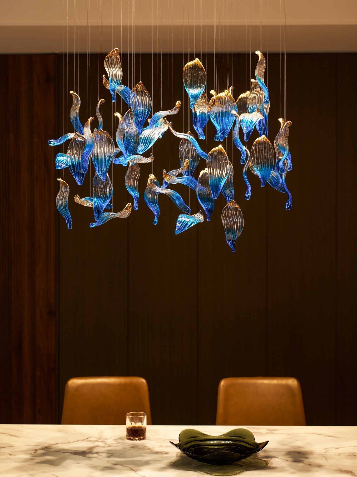 Ocean Drift Blown Glass Customize Chandelier