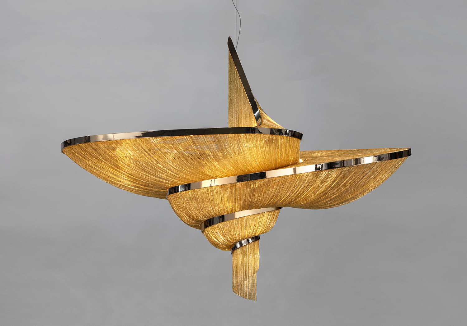 Spiral Elegance Chain Chandelier - Vakkerlight