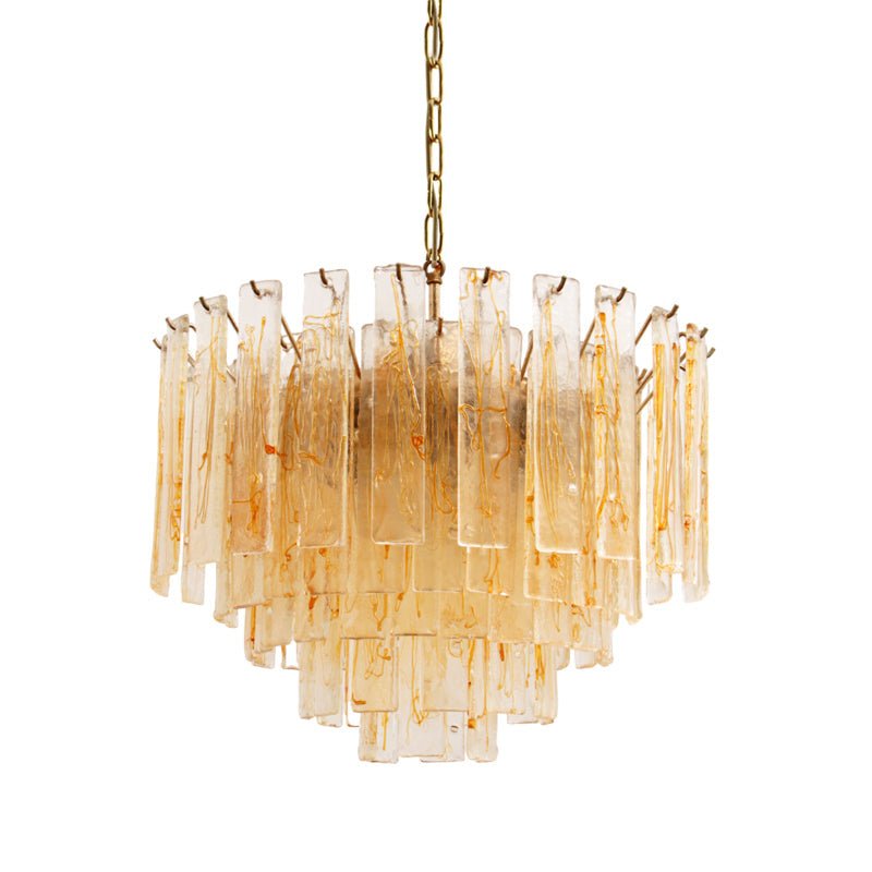 Golden Amber Murano Glass Chandelier - Vakkerlight