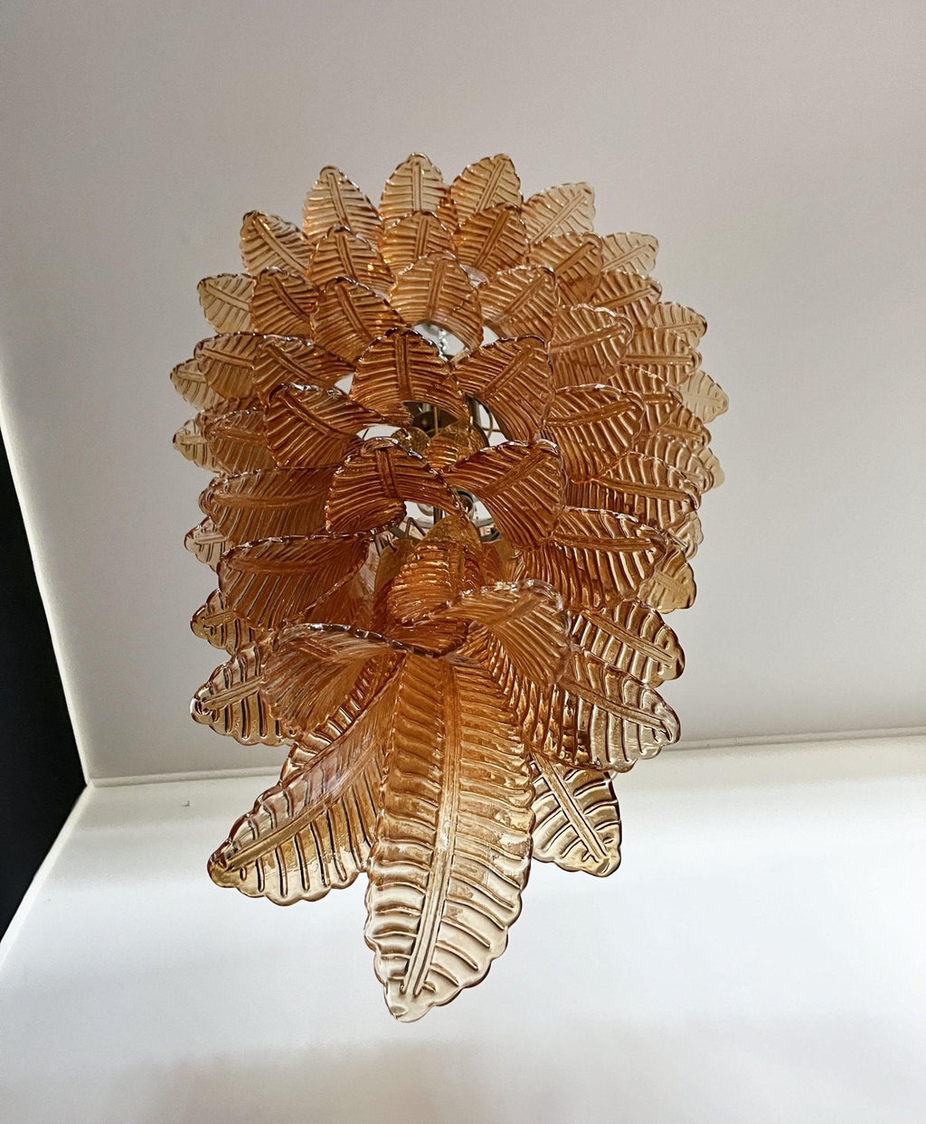 Rosalind Murano Amber Chandelier
