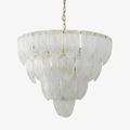 Layered Glass Petal Chandelier - Vakkerlight