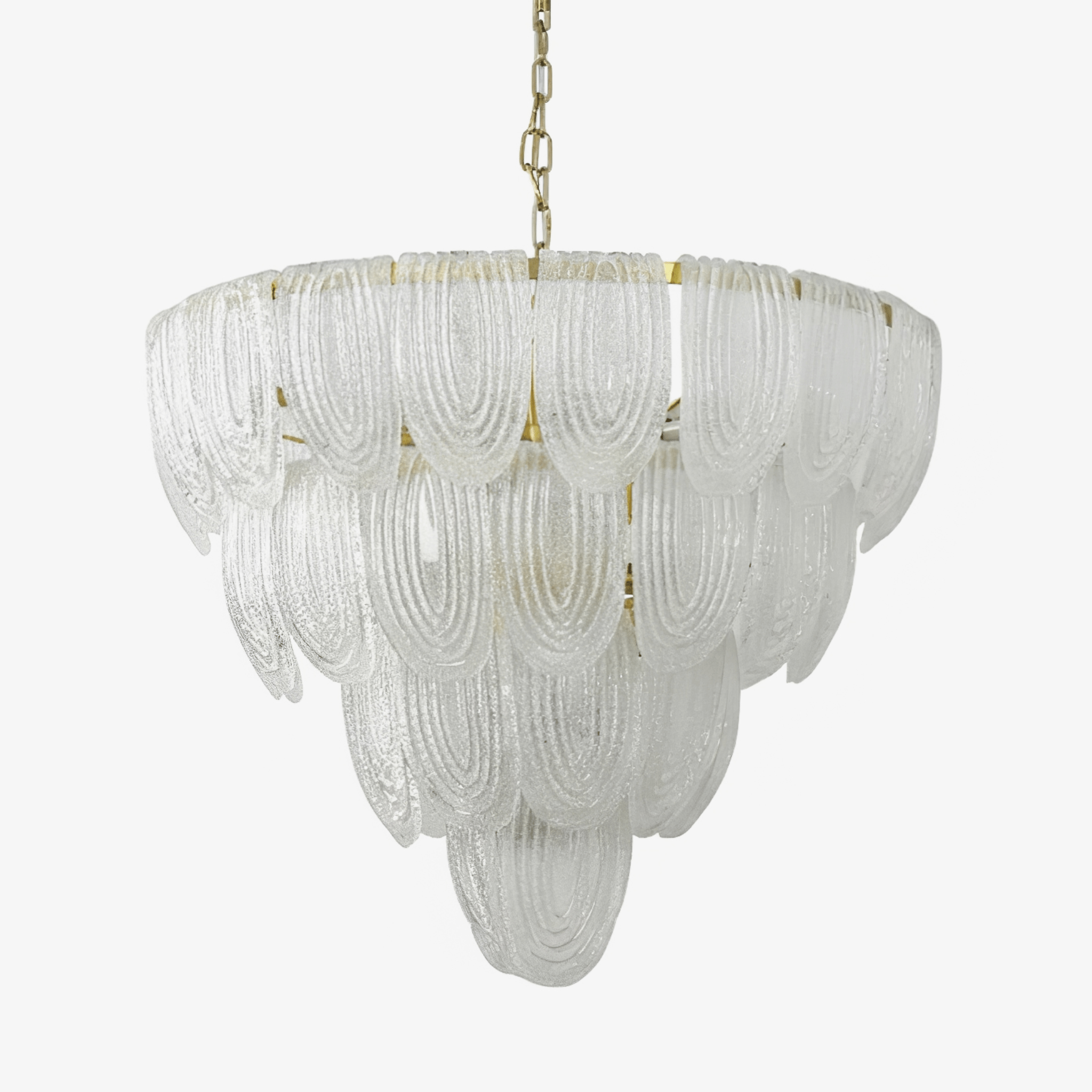 Layered Glass Petal Chandelier - Vakkerlight