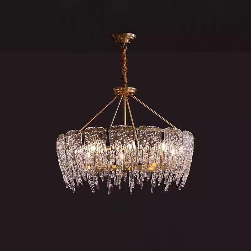 Rectangular Icicle Glass Chandelier - Vakkerlight