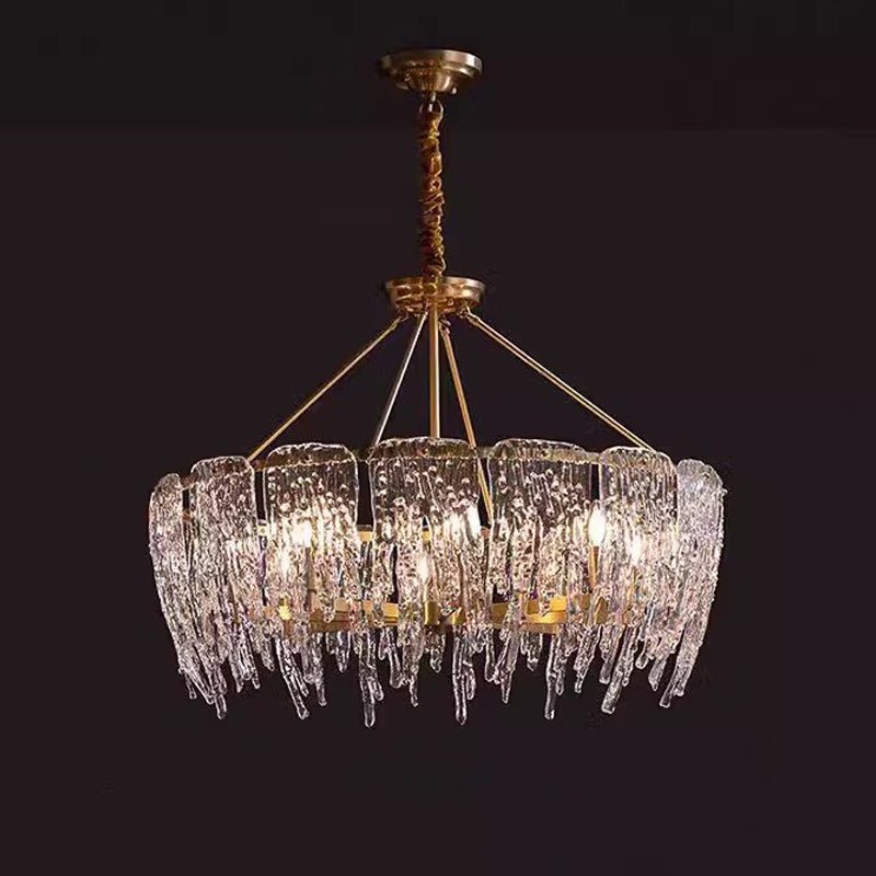 Rectangular Icicle Glass Chandelier - Vakkerlight