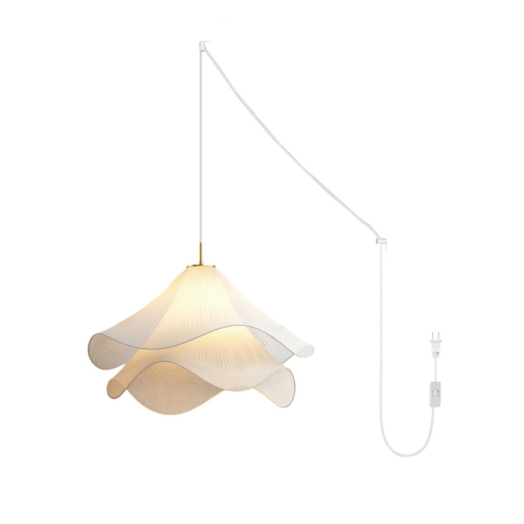 Lampă suspendată Ethereal Bloom cu priză
