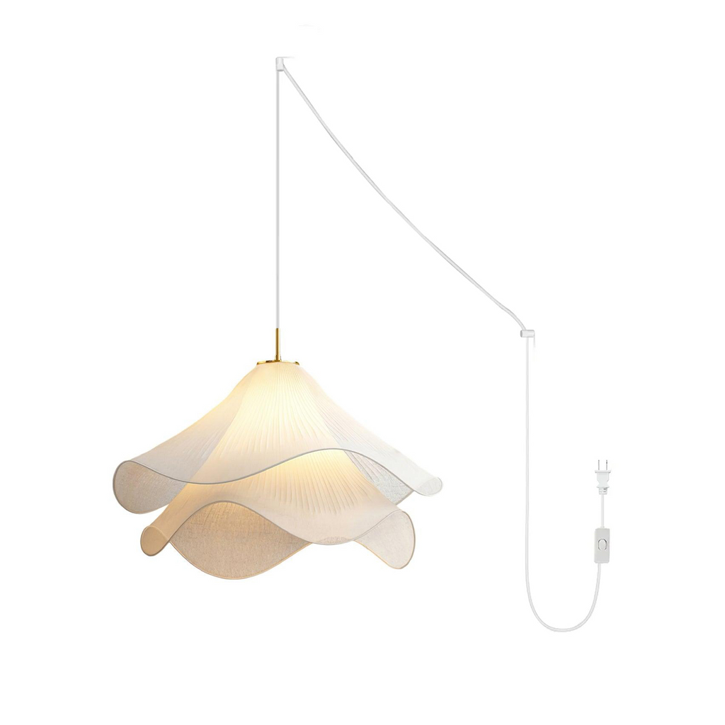 Lampă suspendată Ethereal Bloom cu priză