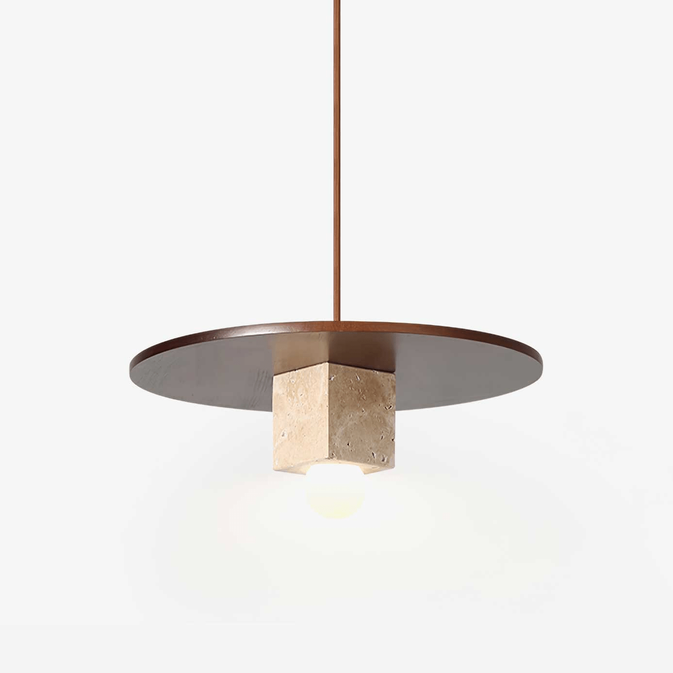 Lampă suspendată Tondo Stone Disc