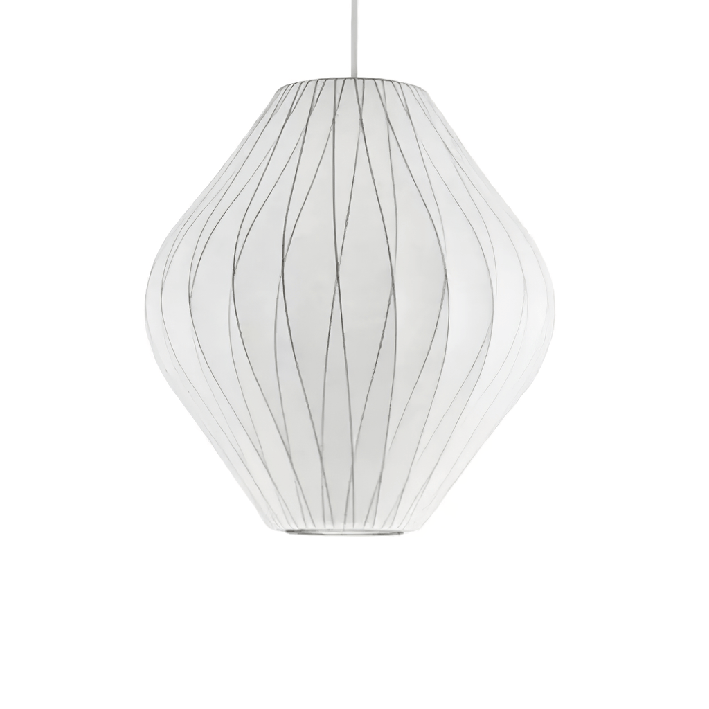 Bubble Mulberry Silk Pendant Lamp