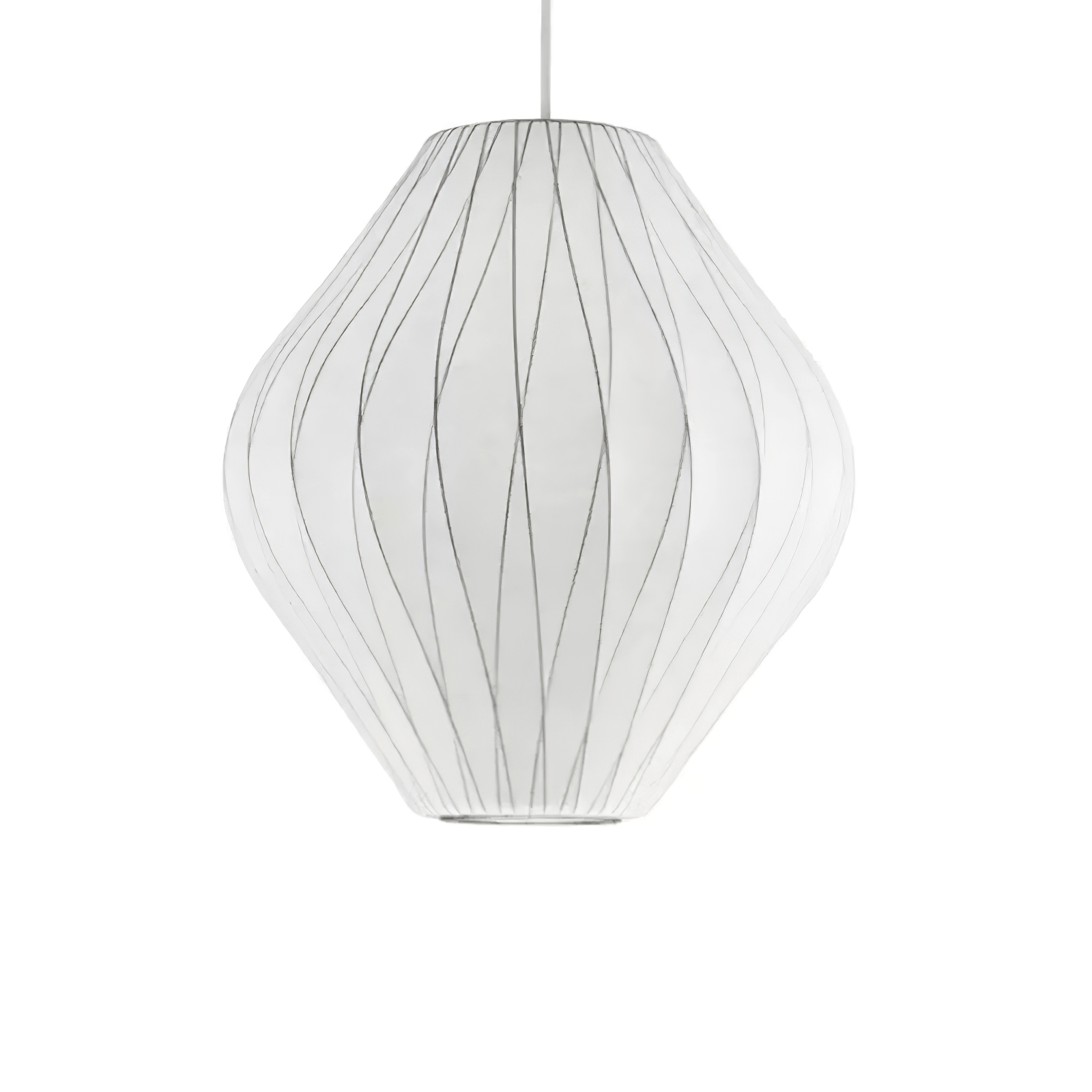 Bubble Mulberry Silk Pendant Lamp