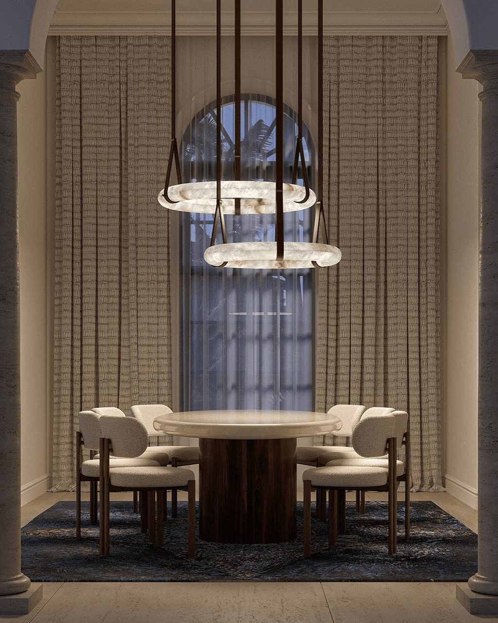 Oslo Alabaster Pendant Light B
