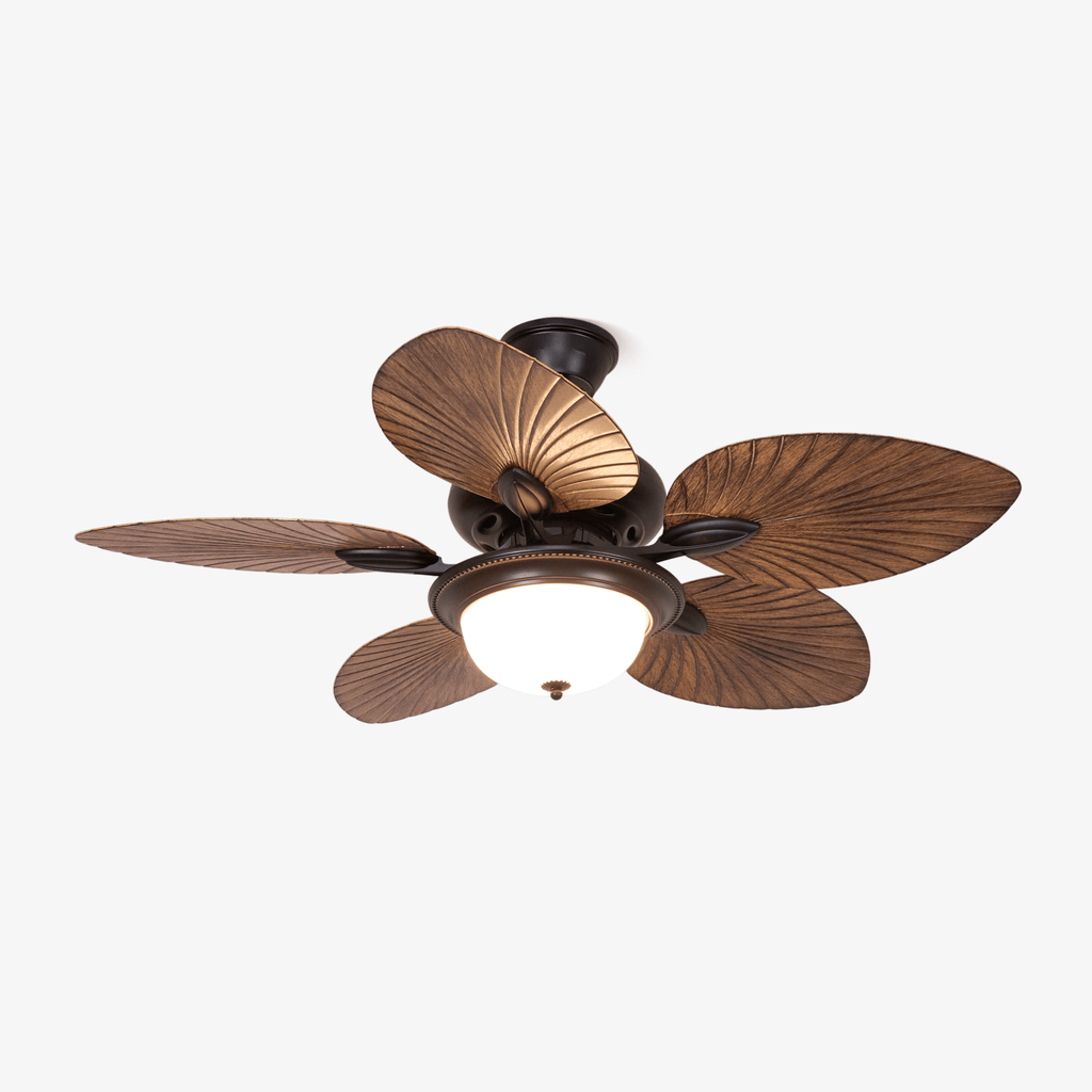 Lampă de tavan cu ventilator de frunze de bananier