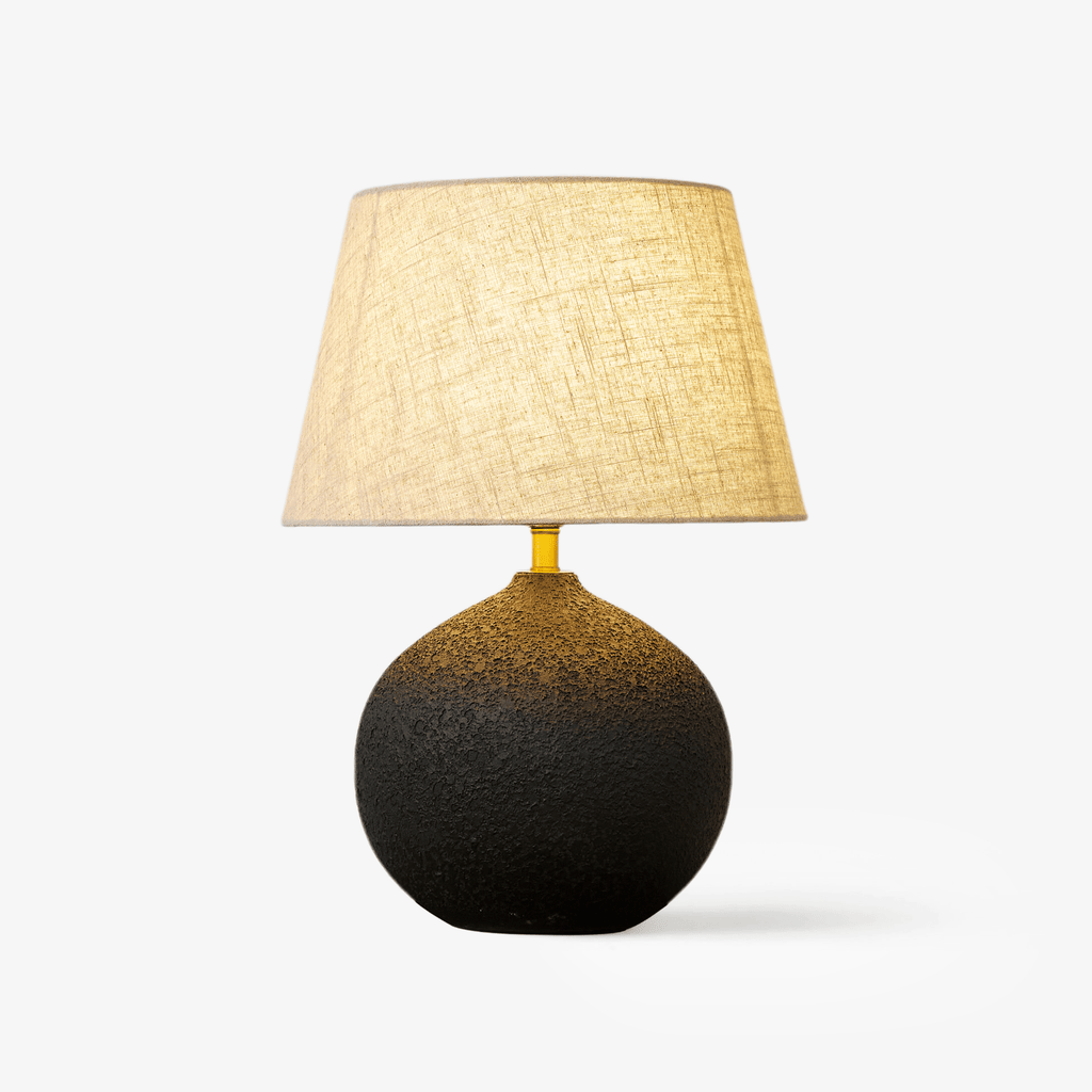 Terra Noir Textured Table Lamp - Vakkerlight