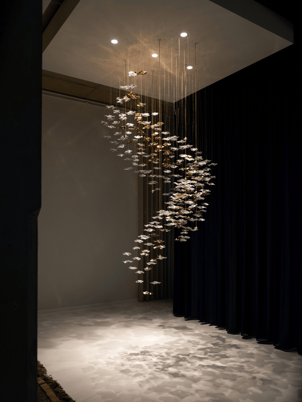 Tidal Art Glass Pendants Lamp