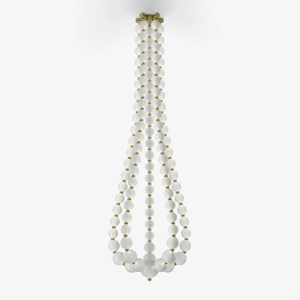 Halti Necklace Acrylic Chandelier - Vakkerlight