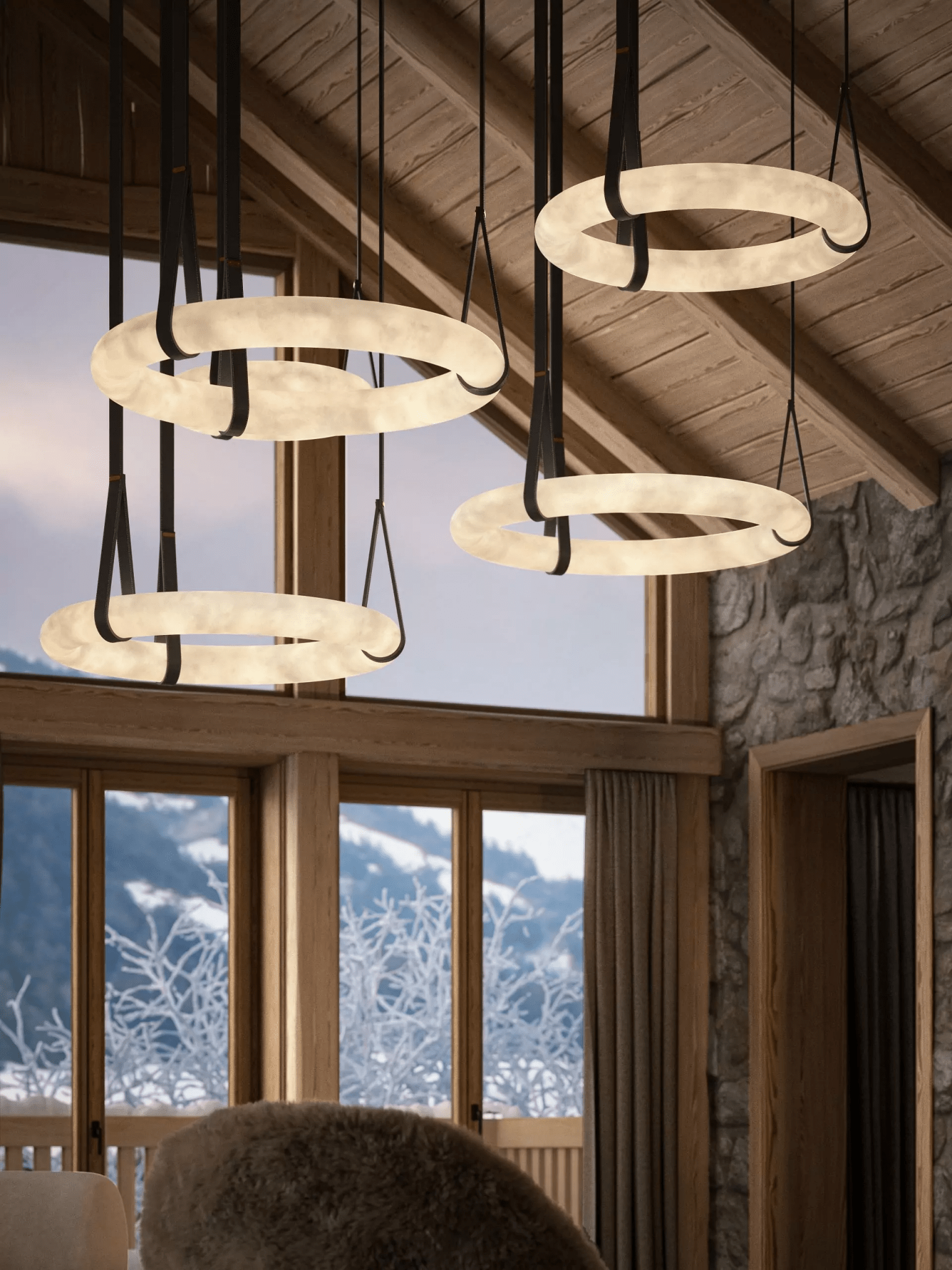 Oslo Alabaster Pendant Light A