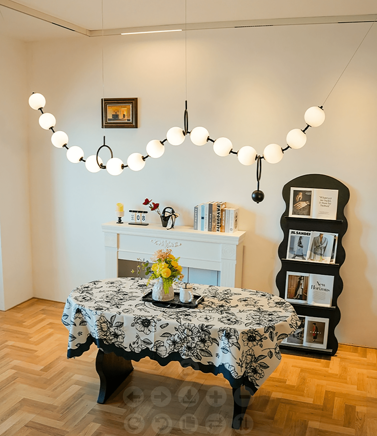 Lampă cu pandantiv LED cu colier 