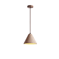 Solis Cone Travertine Pendant Lamp - Vakkerlight