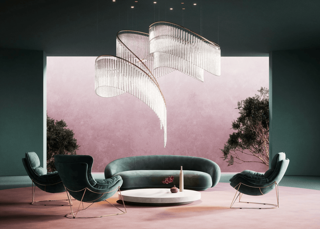 Rivella Cascade Fringe Chandelier
