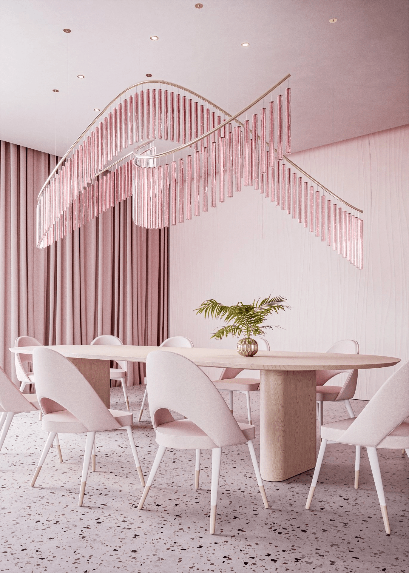 Rivella Cascade Fringe Chandelier