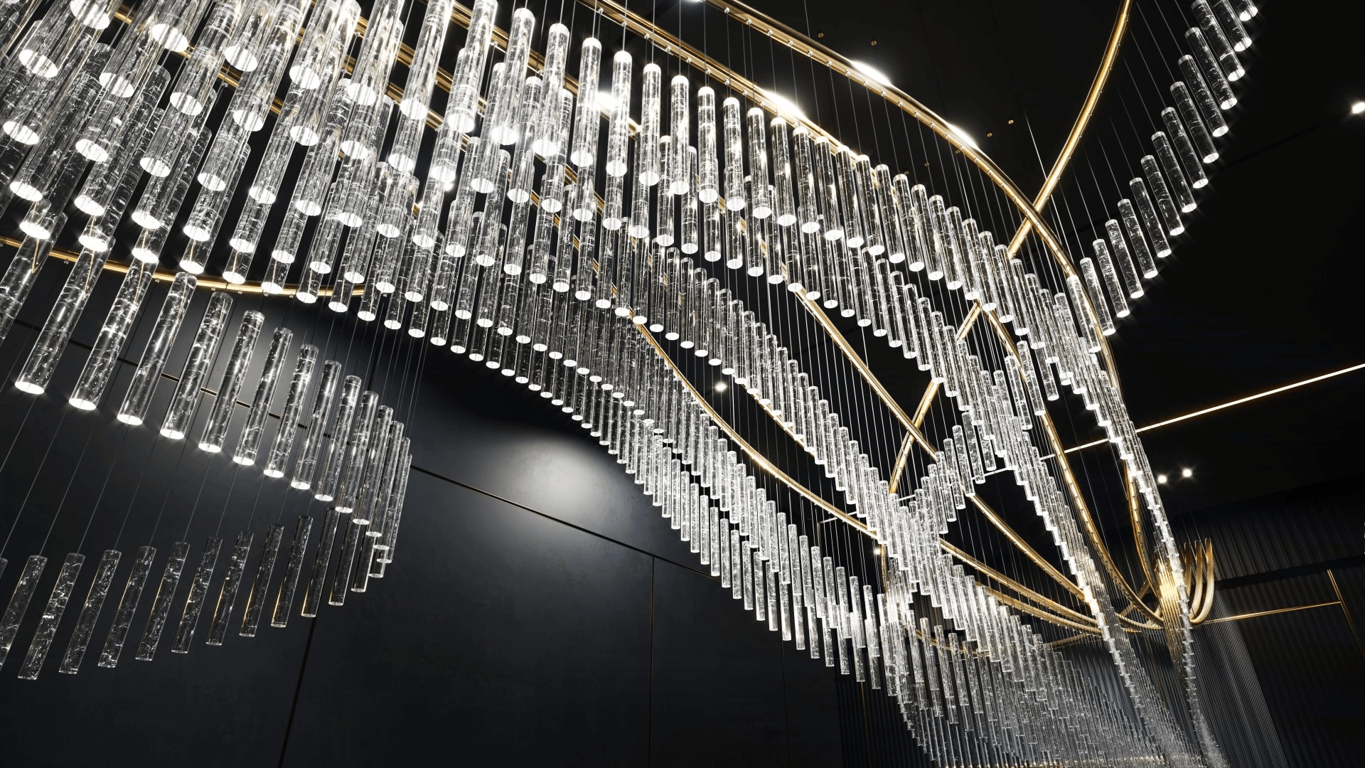 Rivella Cascade Fringe Chandelier