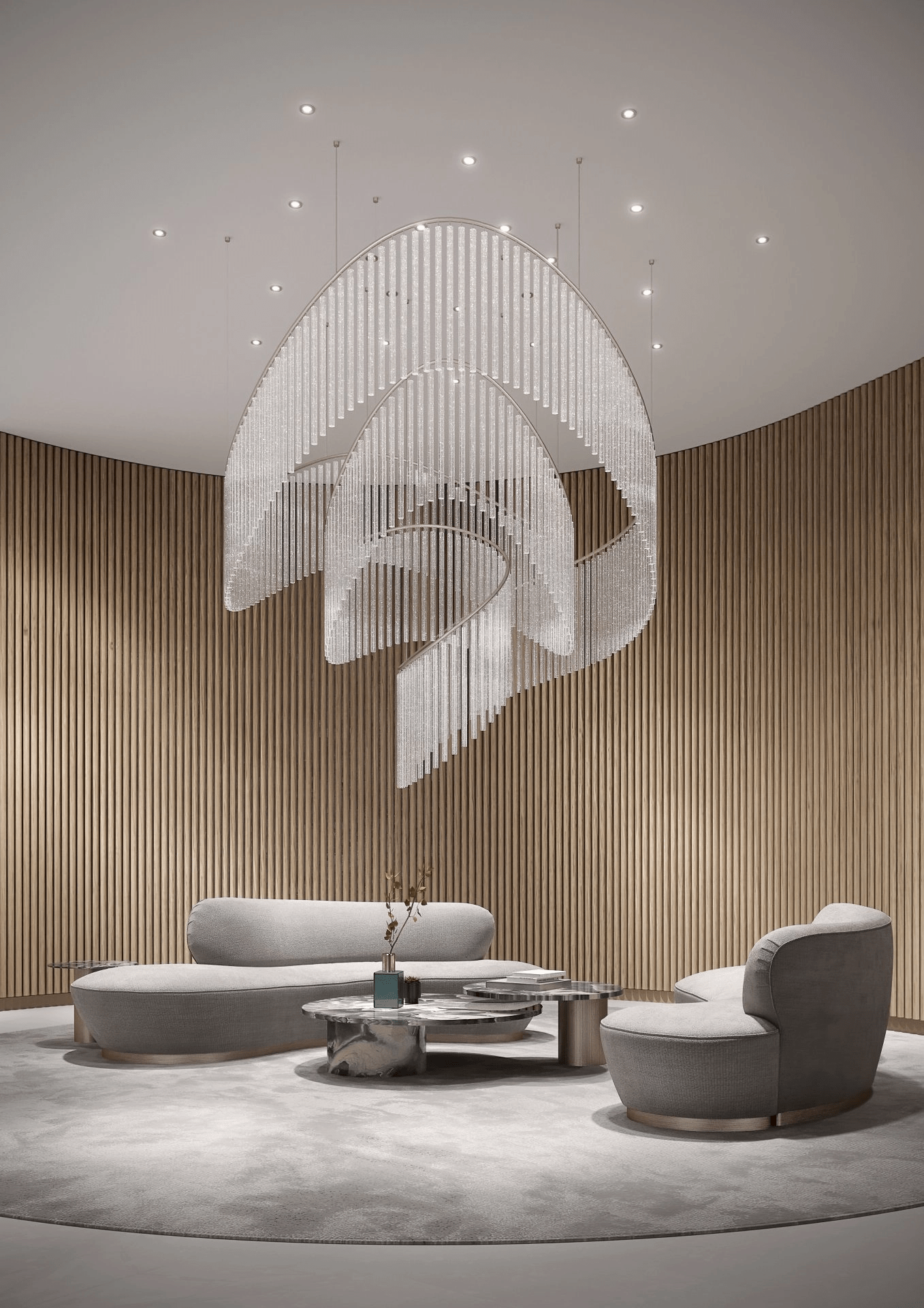 Rivella Cascade Fringe Chandelier