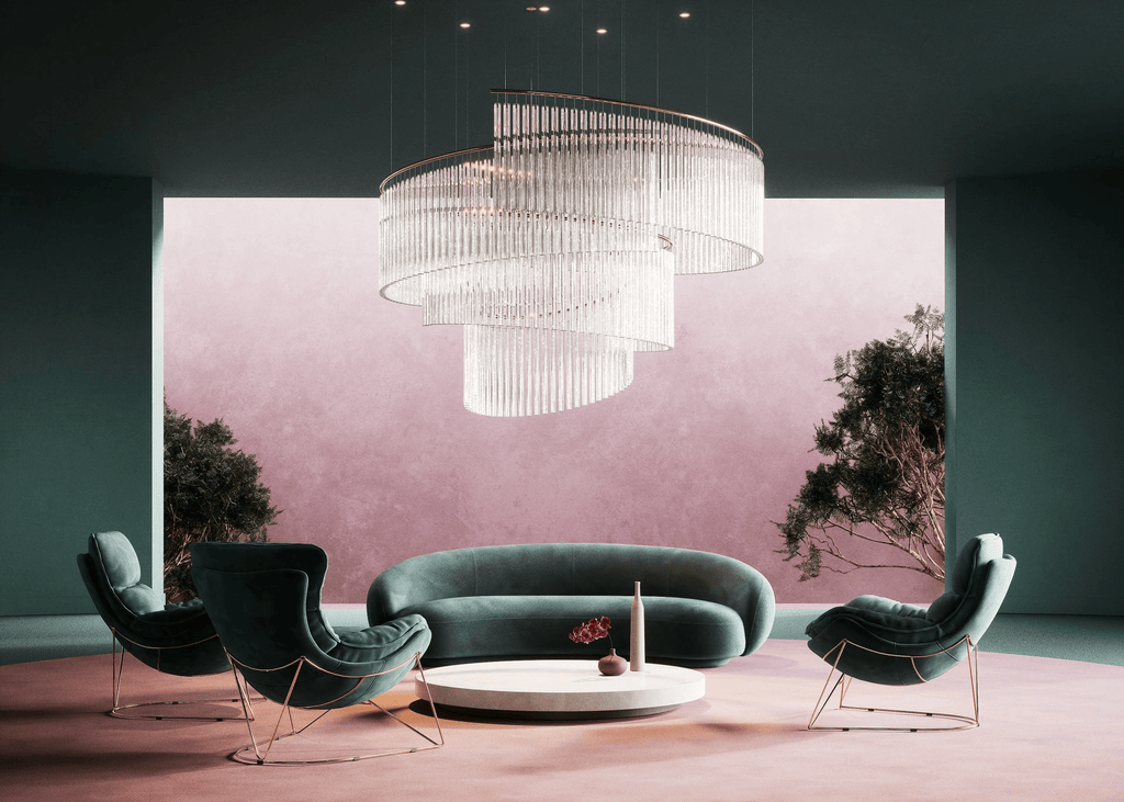 Rivella Cascade Fringe Chandelier
