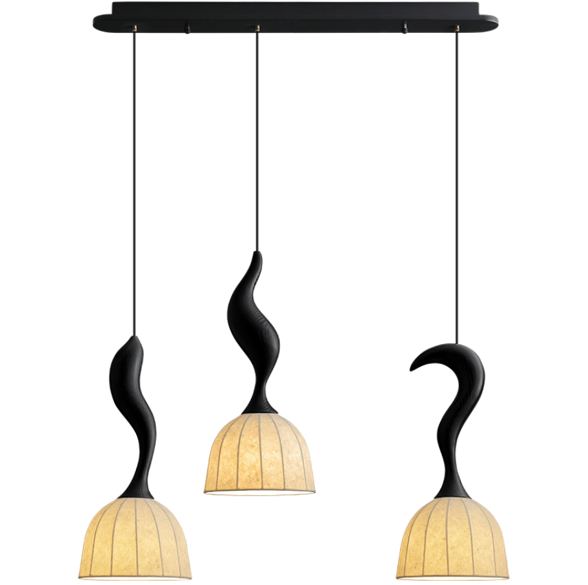 Elowen Twisted Wood Pendant Light - Vakkerlight