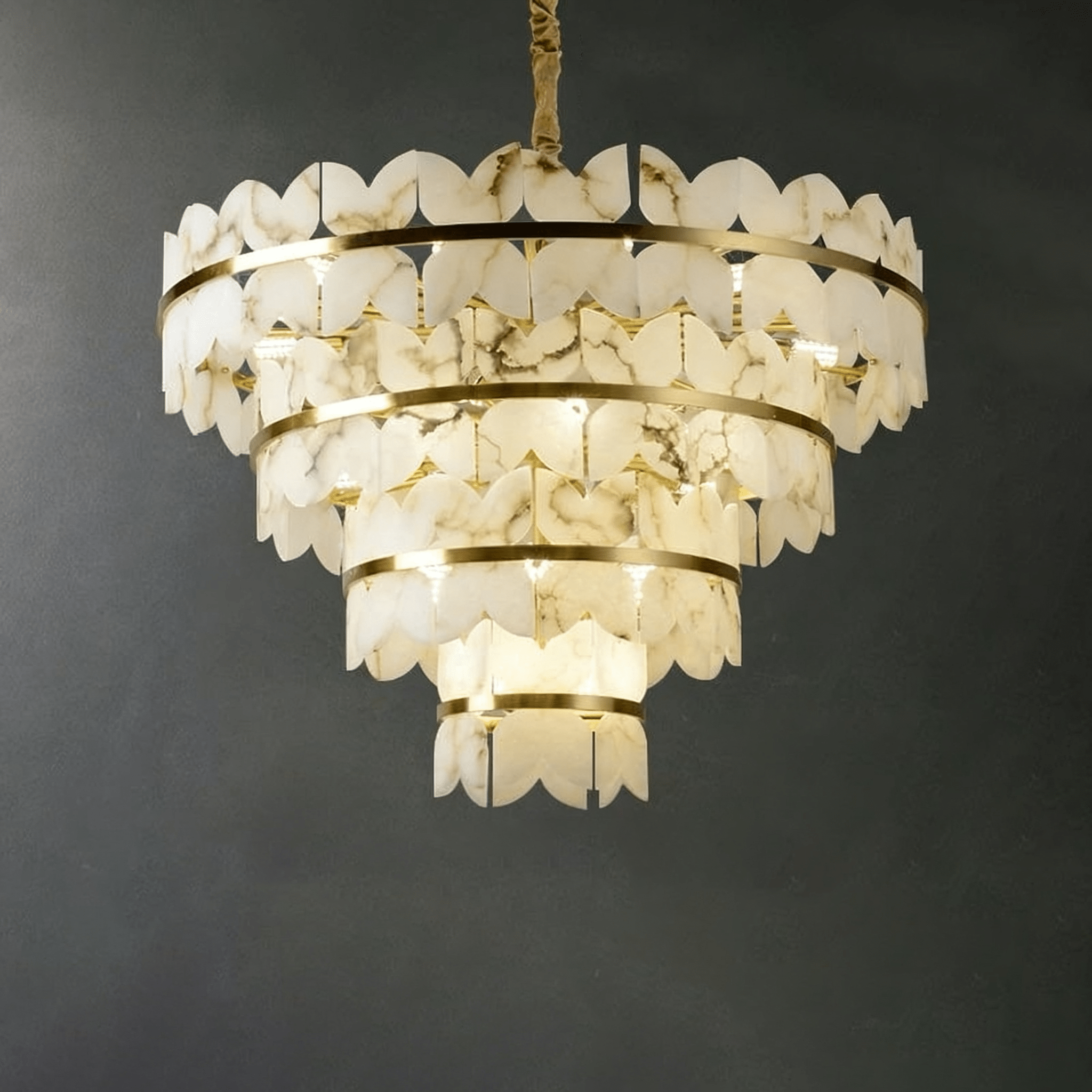 Alabaster Cloudscape Chandelier - Vakkerlight