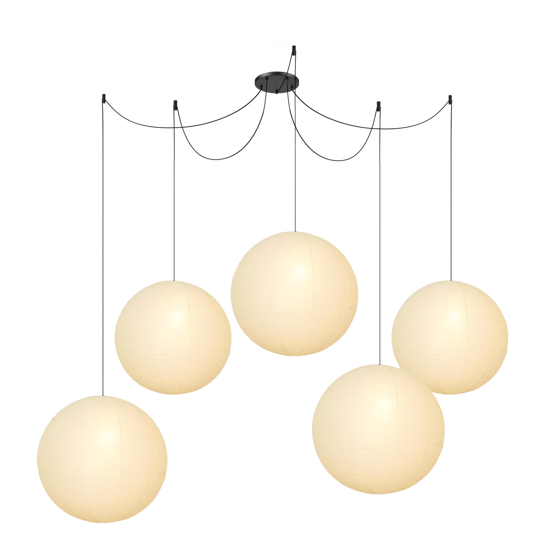 Washi Paper Round Series Pendant Lamp - Vakkerlight