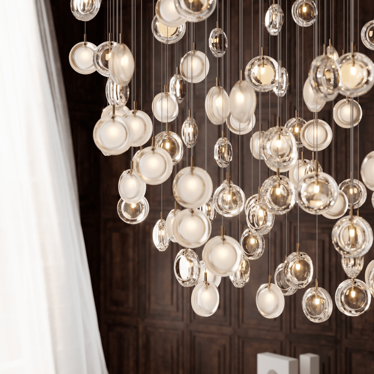 Lens Round Chandelier