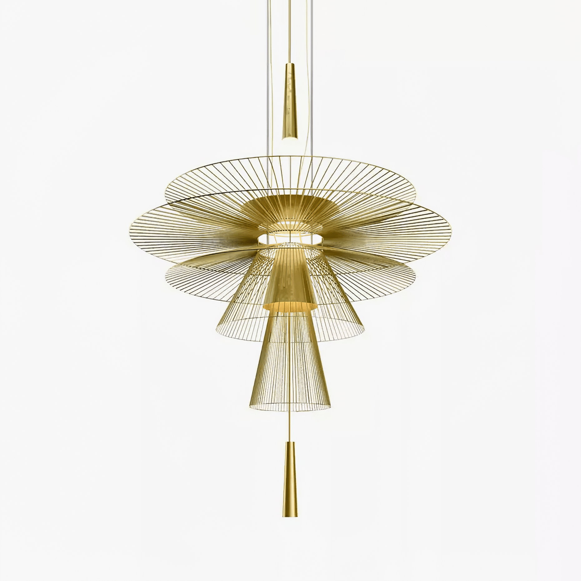 Golden Radiance Chandelier - Vakkerlight