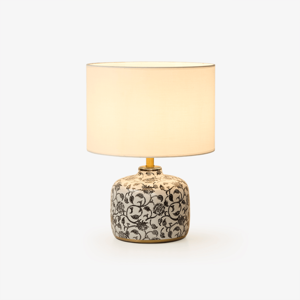 Lampă de masă din ceramică Ebony Vine 