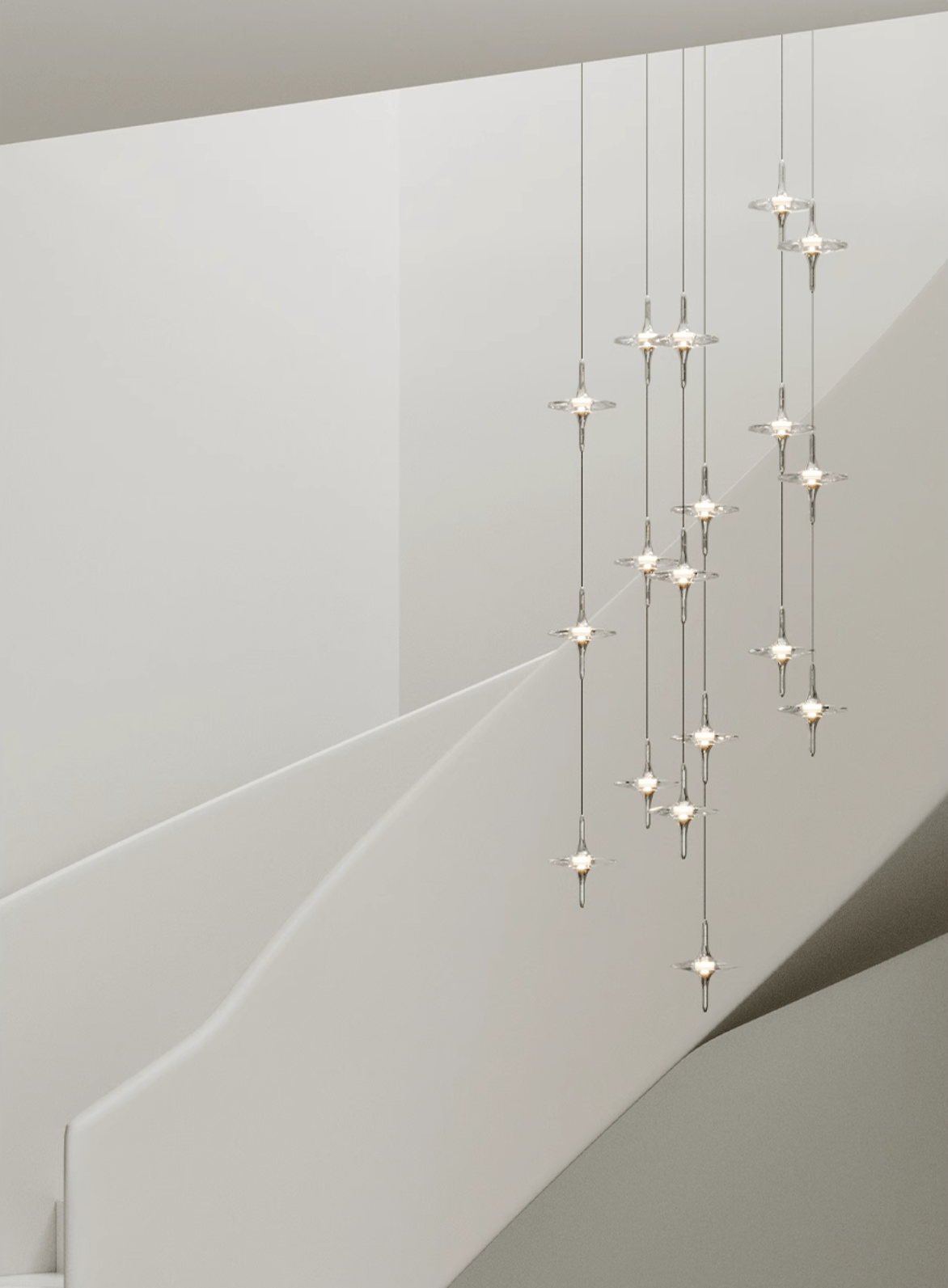Starfall Staircase Chandelier