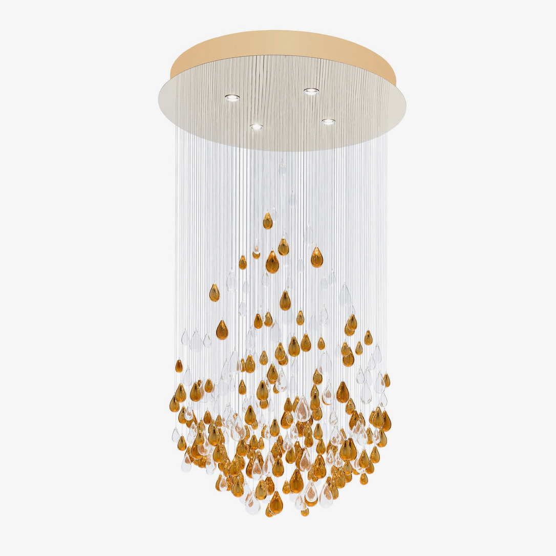 Droplets Sculpture Chandelier