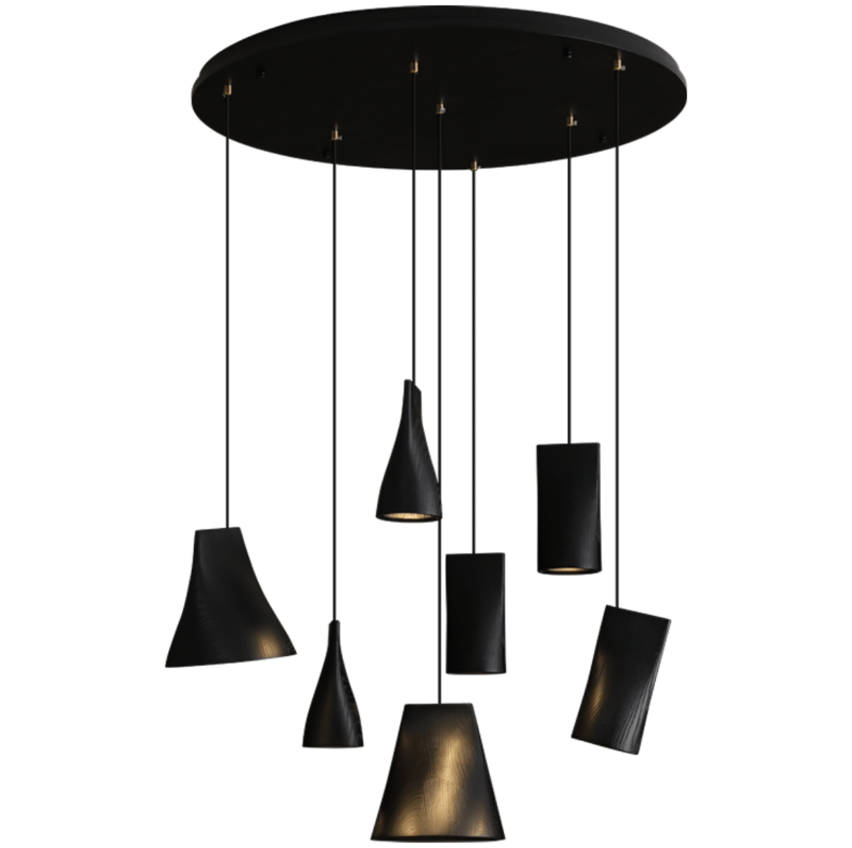 Nordic Tilted Wood Pendant Light - Vakkerlight