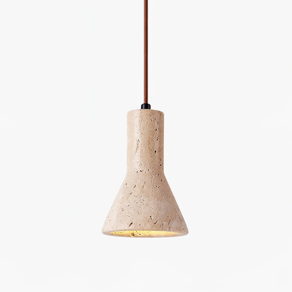 Lampă suspendată Funnel Travertin