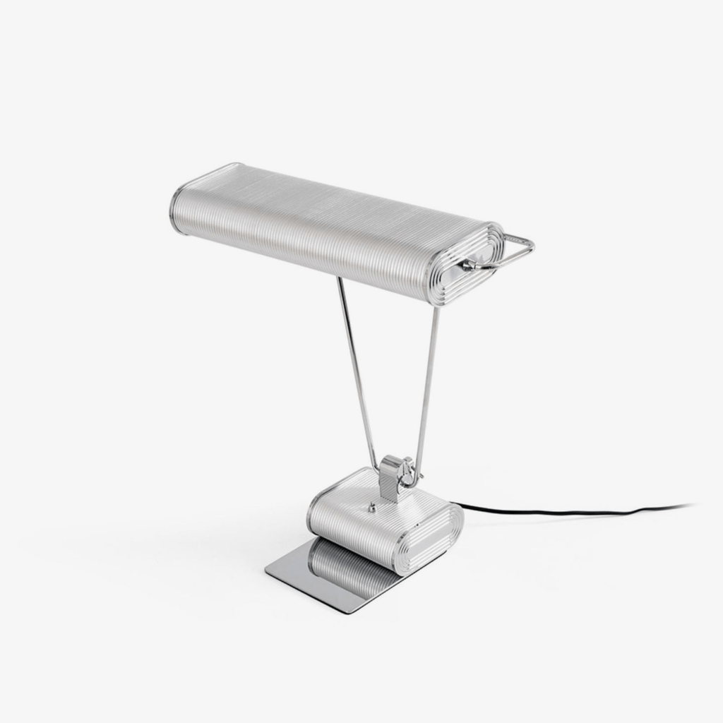 Chrome Coiled Wire Desk Lamp - Vakkerlight