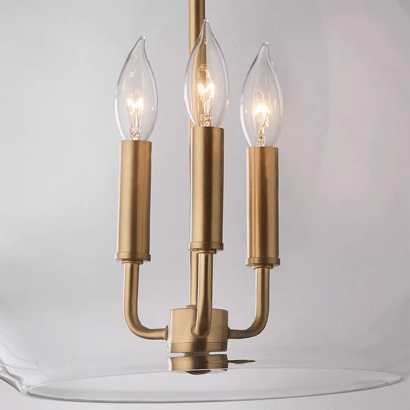 Lampă suspendată Lysander Clear Globe