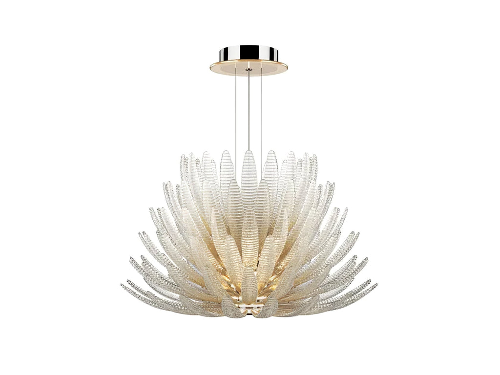 Aurelia Glass Petal Chandelier