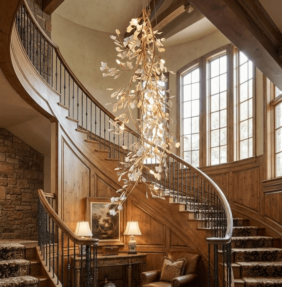 Gingko Long Branch Chandelier