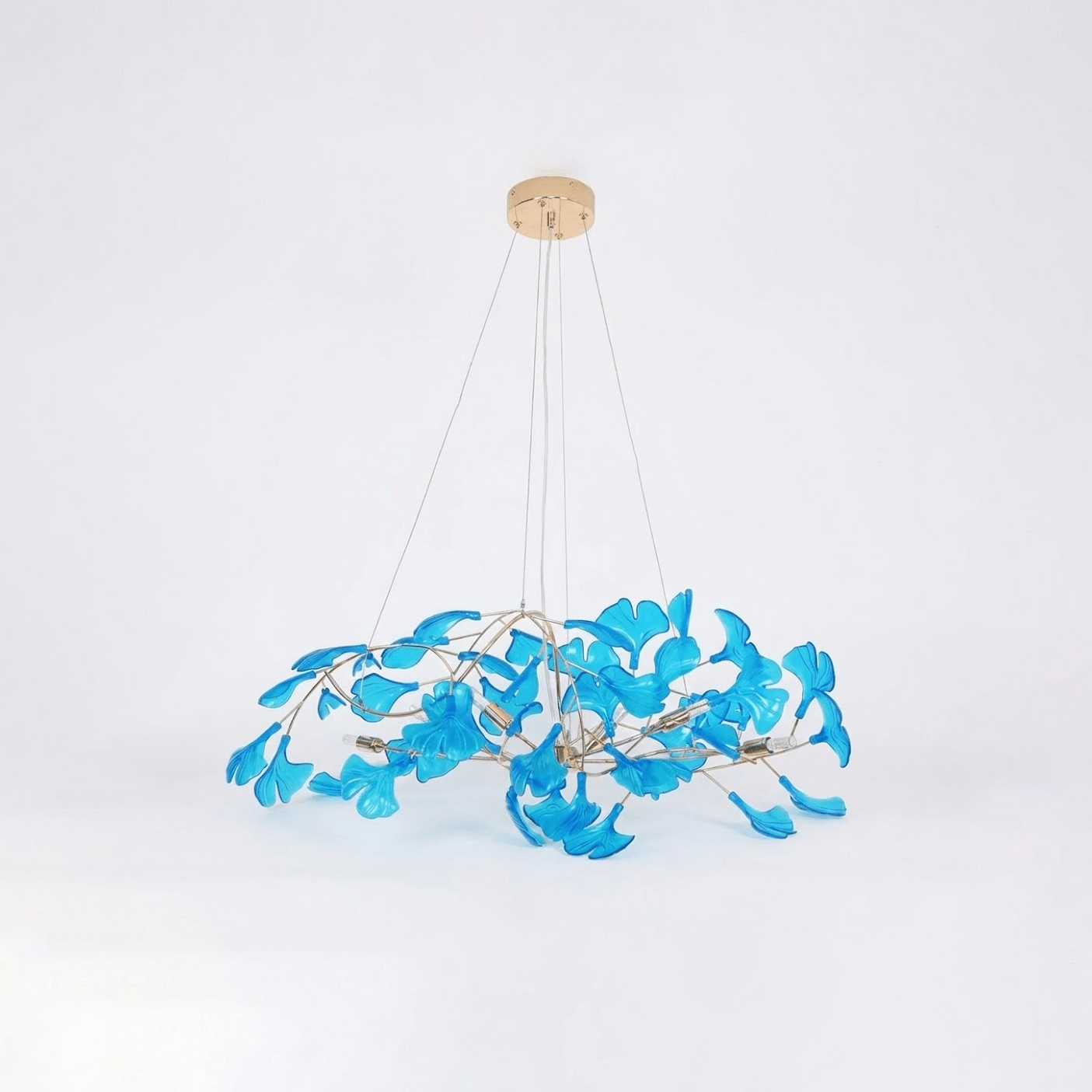 Acrylic Ginkgo Leaf Chandelier - Vakkerlight