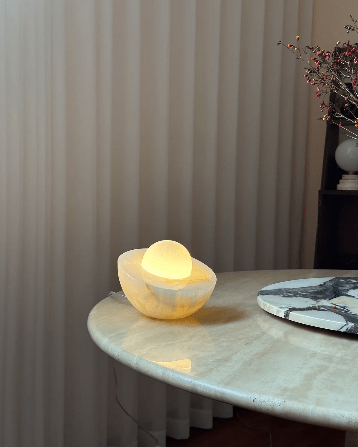 Lampă de masă Halo Pebble Stone