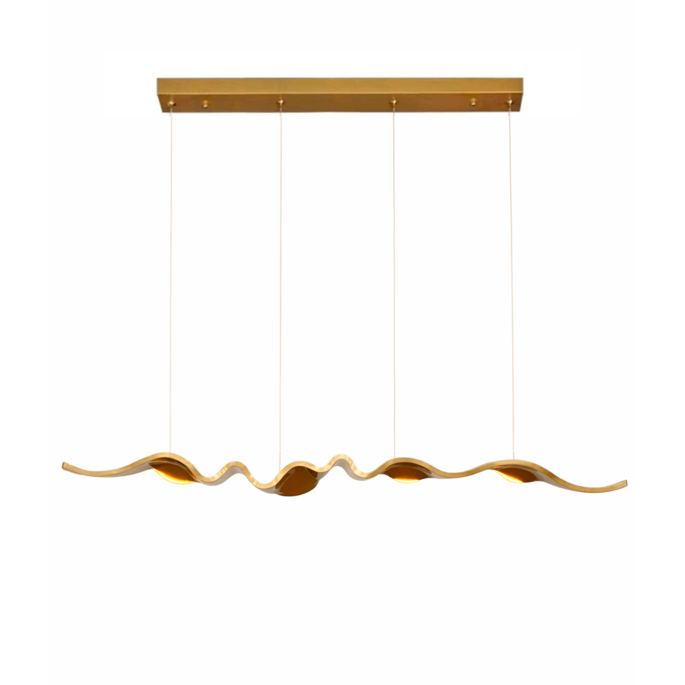 Gold Ribbon Chandelier - Vakkerlight