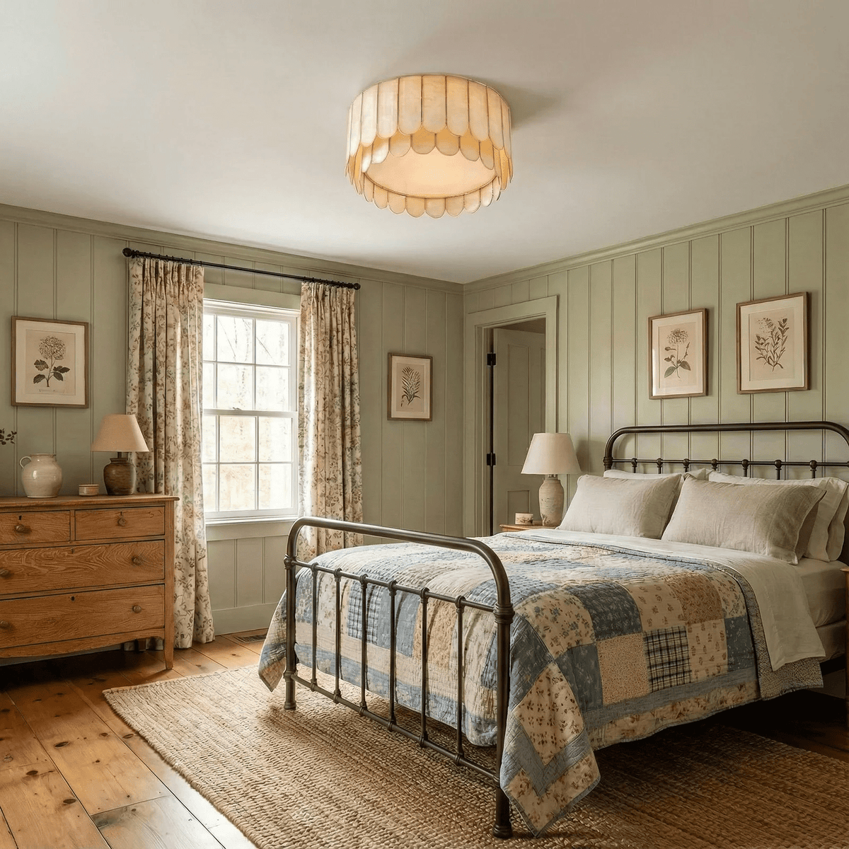 Aurelia Capiz Ceiling Lamp