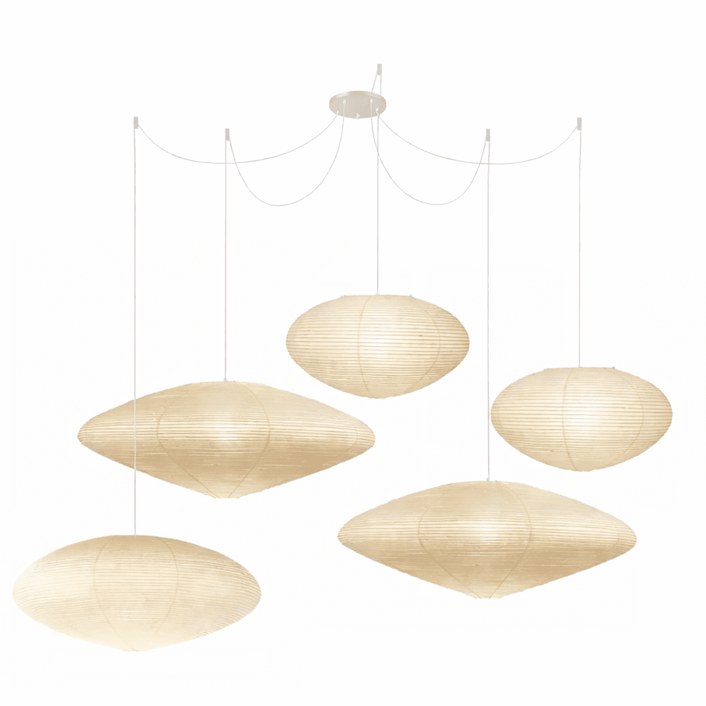 Washi Paper 15A 21A 26A Pendant Light - Vakkerlight