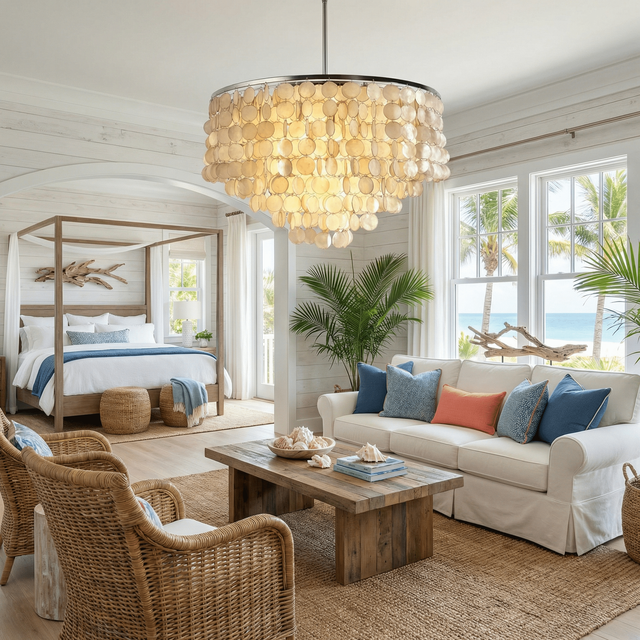 Oceana Shell chandelier