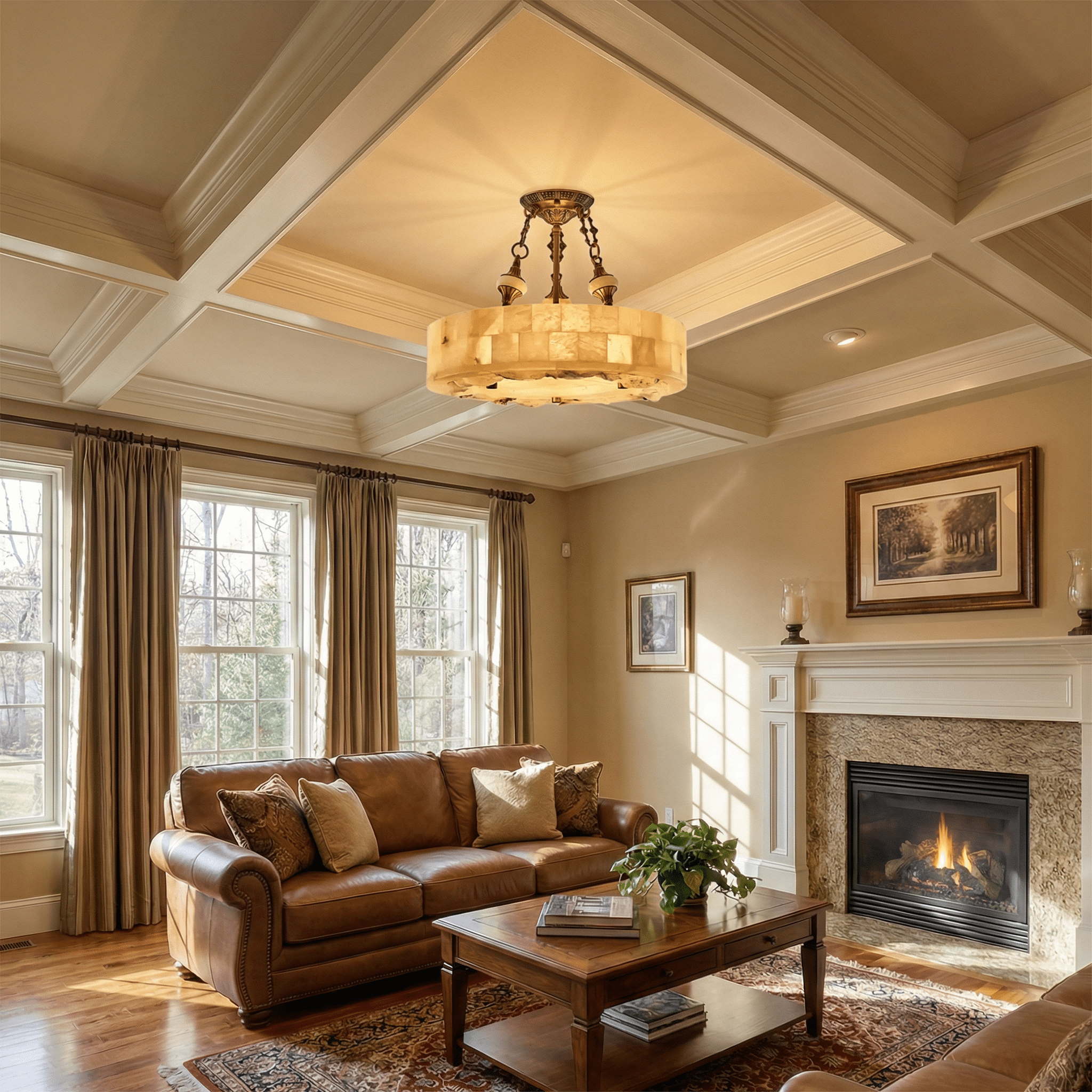Aurevia Alabaster Chandelier