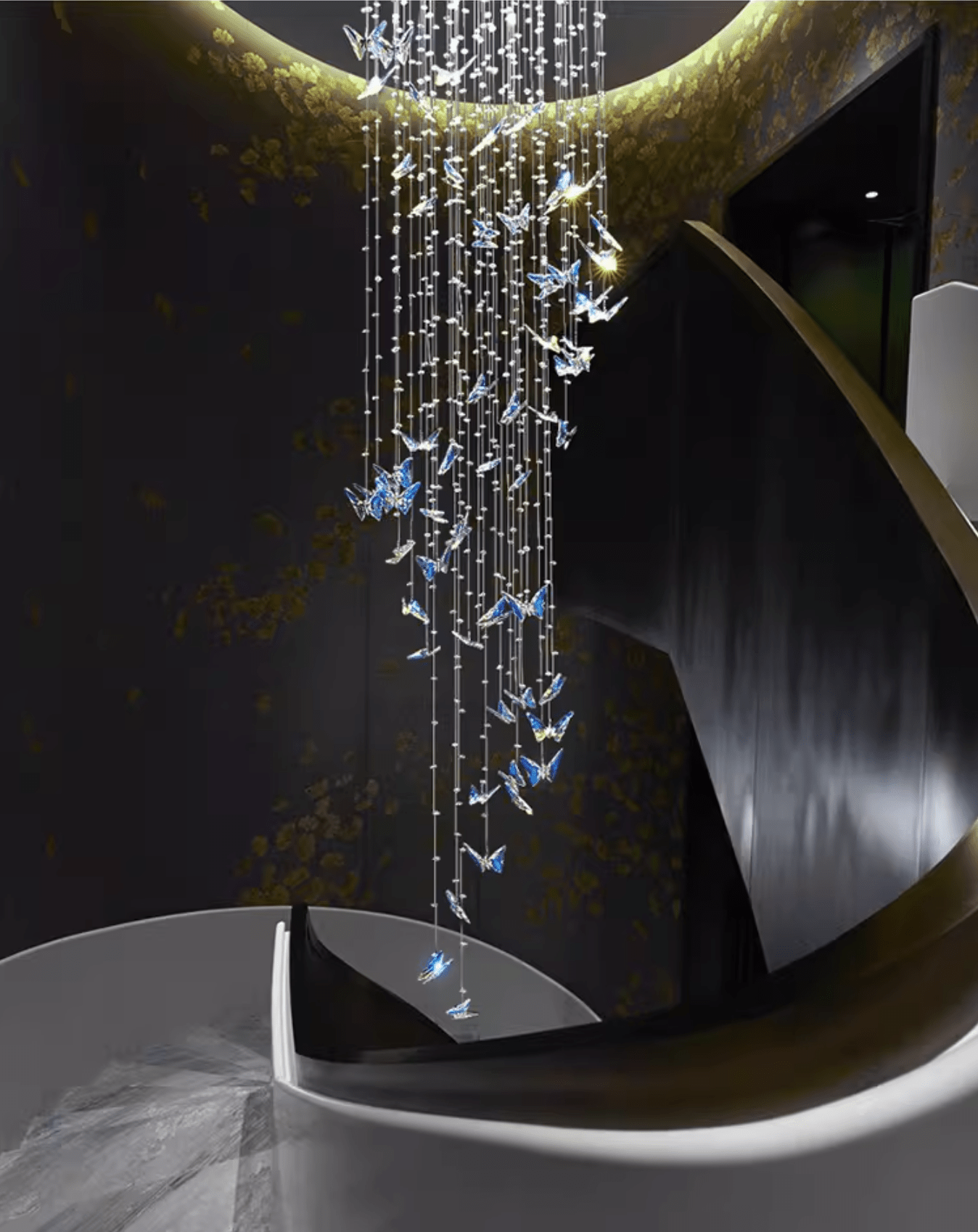 Crystalwing Butterfly Chandelier